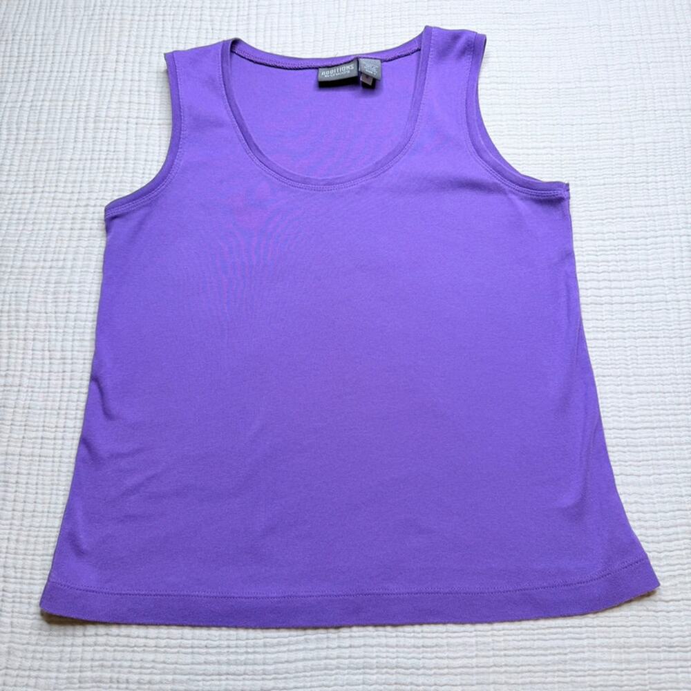 Chico’s Purple Tank Top Size M Sleeveless Basic